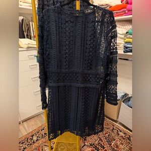 Sam Edelman Midnight Blue Lace Dress